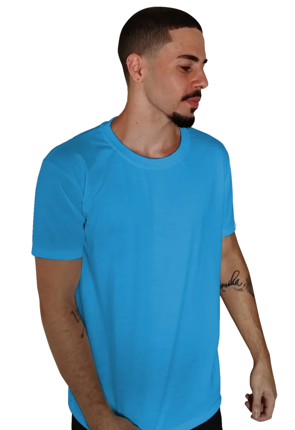 camiseta azul celeste