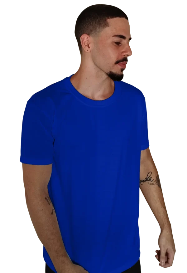 camiseta azul royal