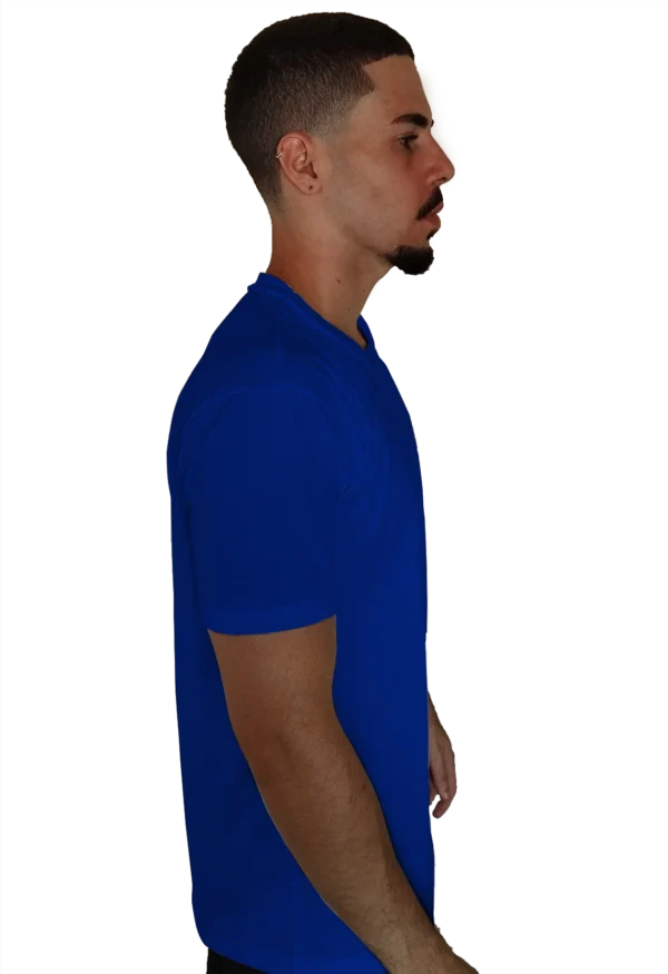 camiseta azul royal