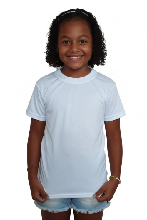 camiseta branca infantil