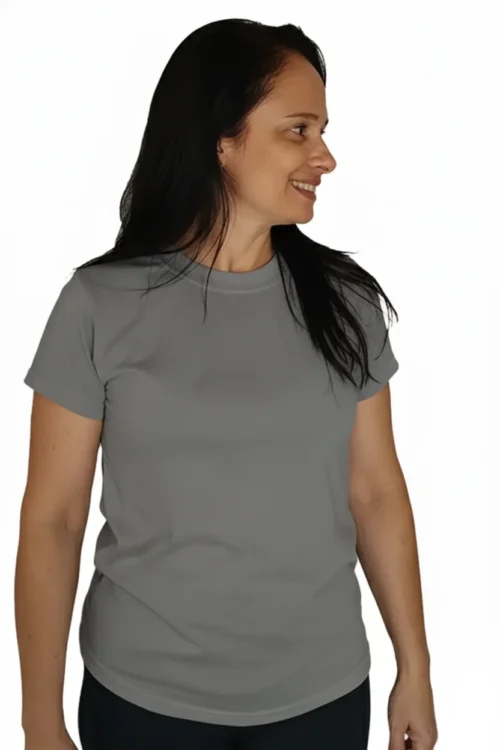 baby look de perfil cinza