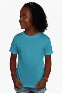 camiseta infantil azul celeste